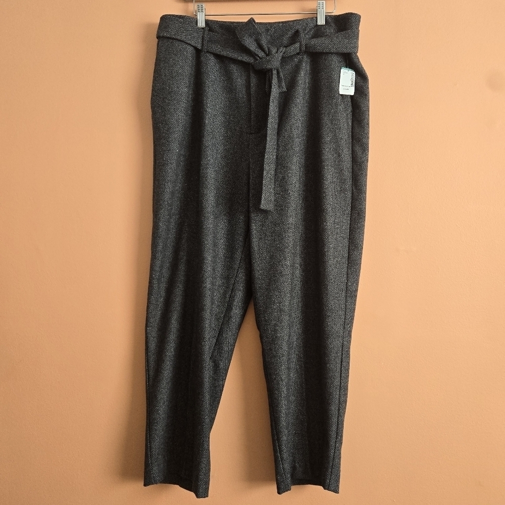 NWT Simons Contemporaine Tapered Grey Wool-Blend Pants – 14
